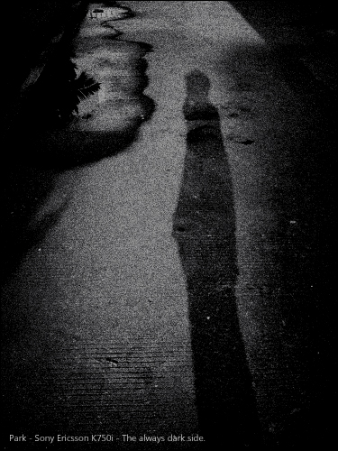 The dark side shadow.